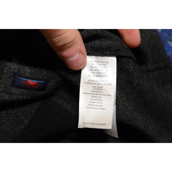 Faherty Shirt Mens XL Gray Black Legend Sweater Buffalo Plaid Flannel Button Up - Picture 5 of 9